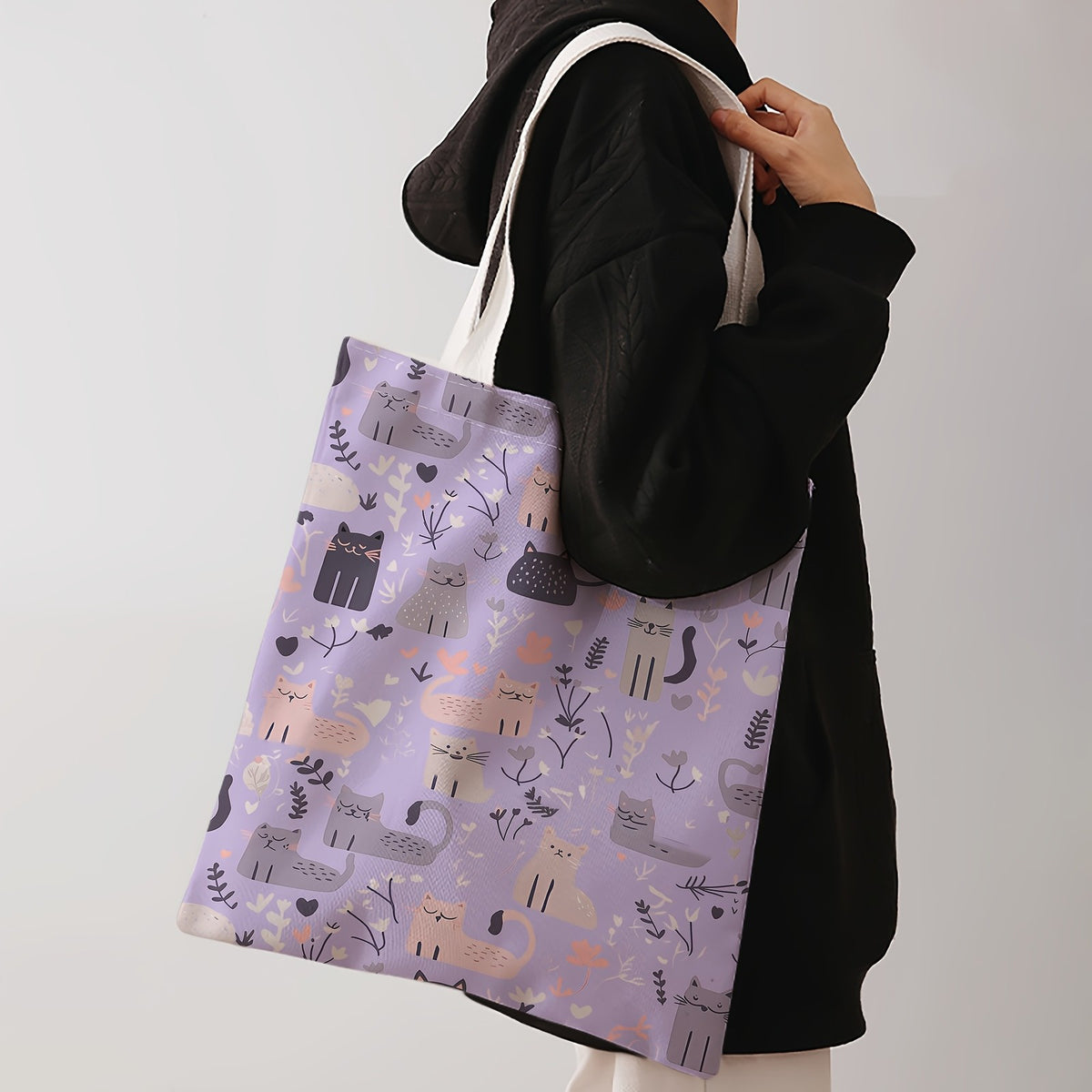 Whimsical Cat Tote Bag