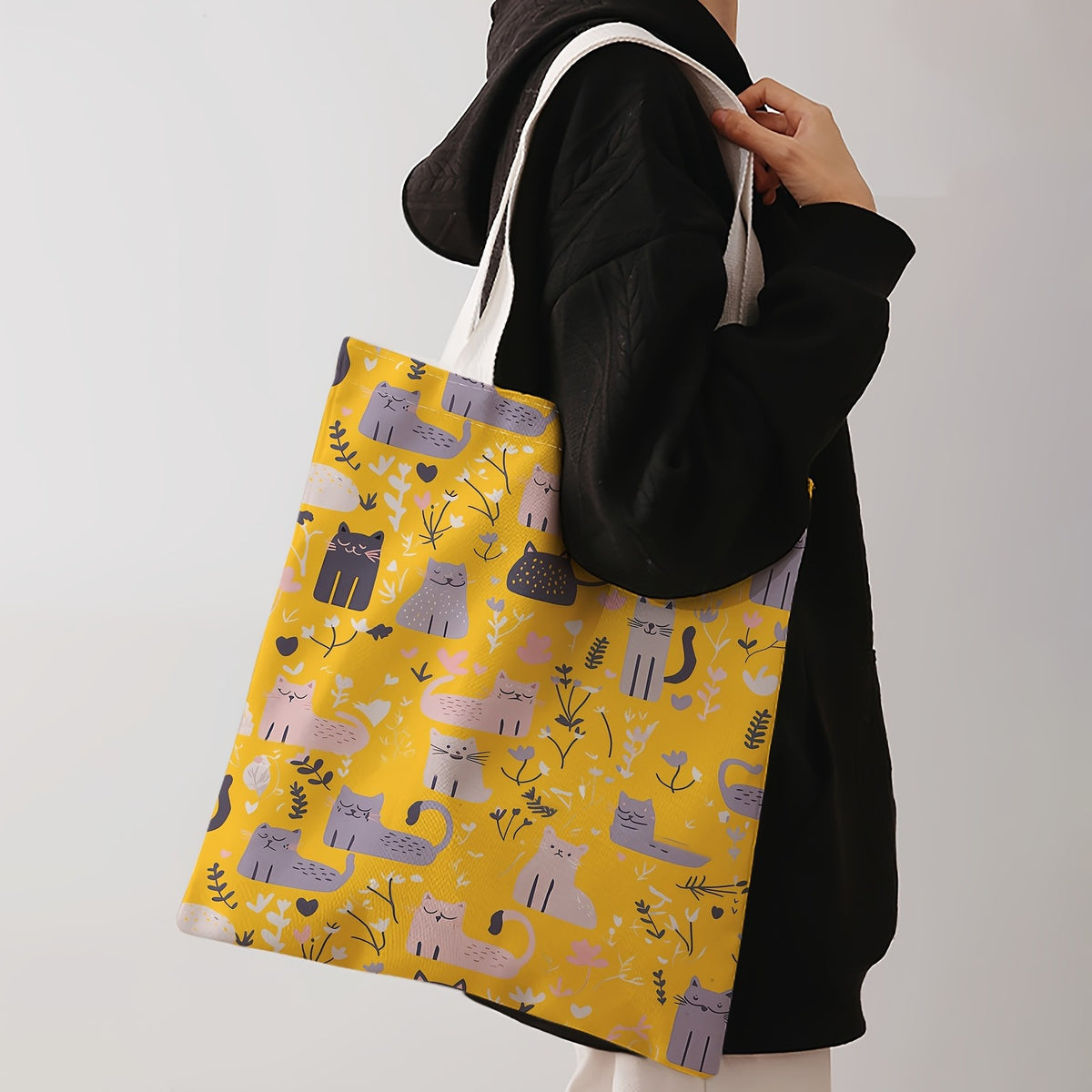 Whimsical Cat Tote Bag