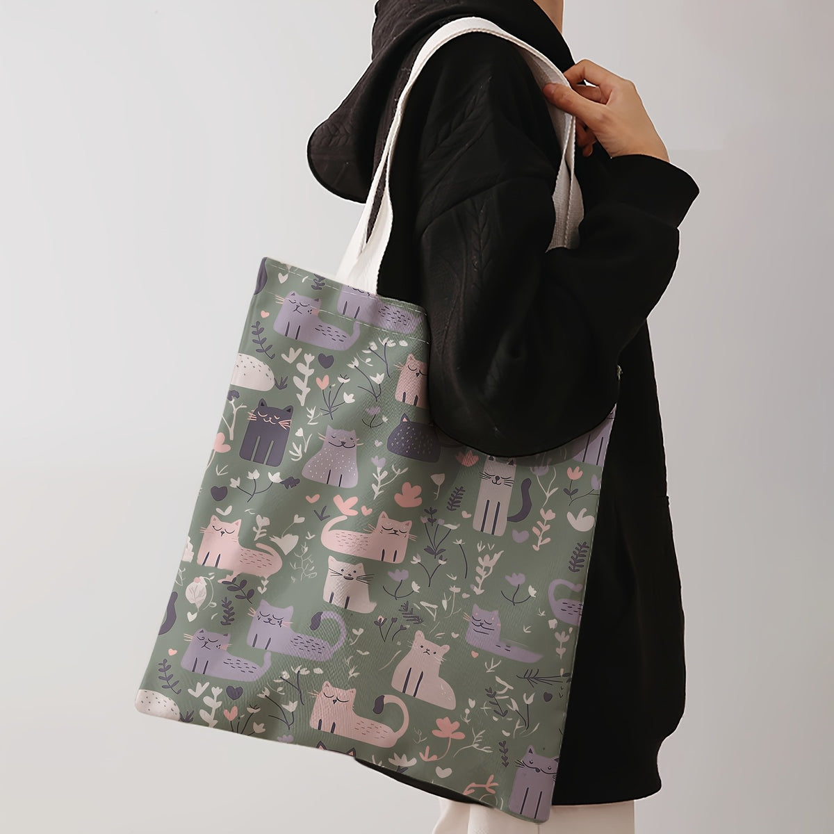 Whimsical Cat Tote Bag