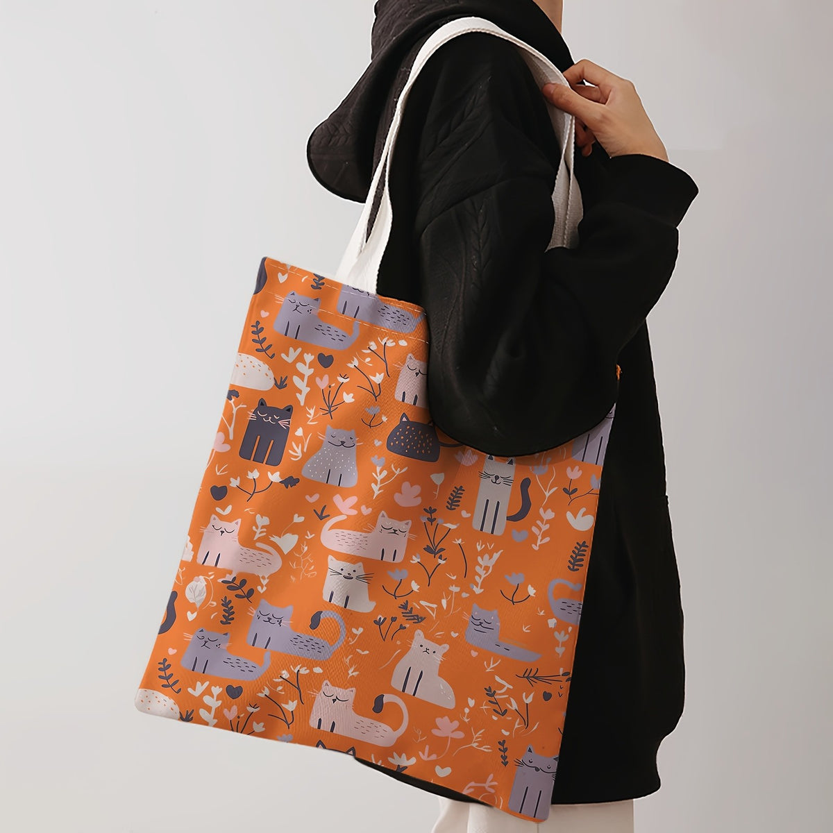 Whimsical Cat Tote Bag
