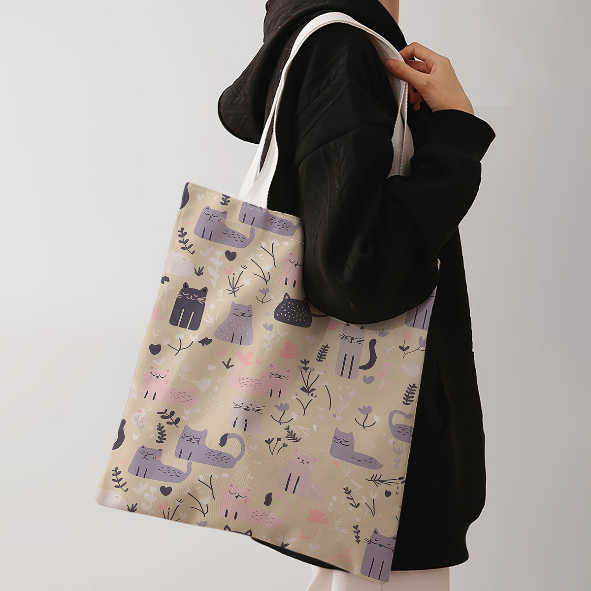 Whimsical Cat Tote Bag