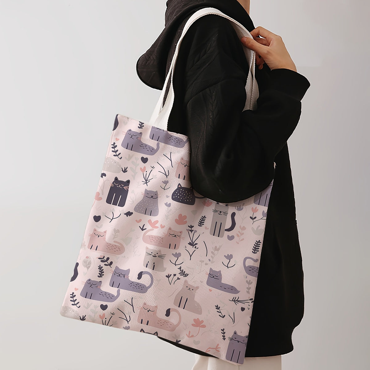 Whimsical Cat Tote Bag