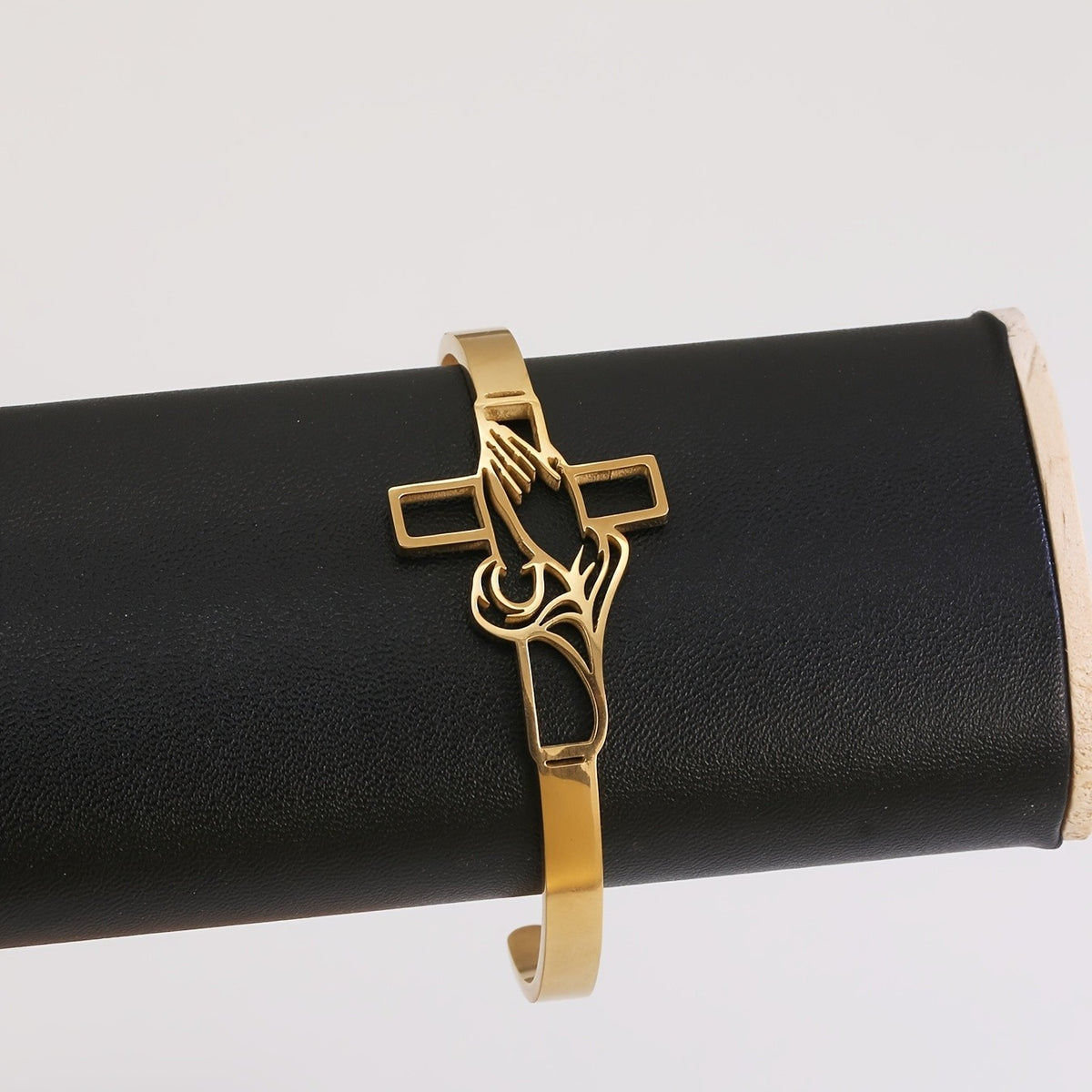 Praying Hands Cross Bracelet