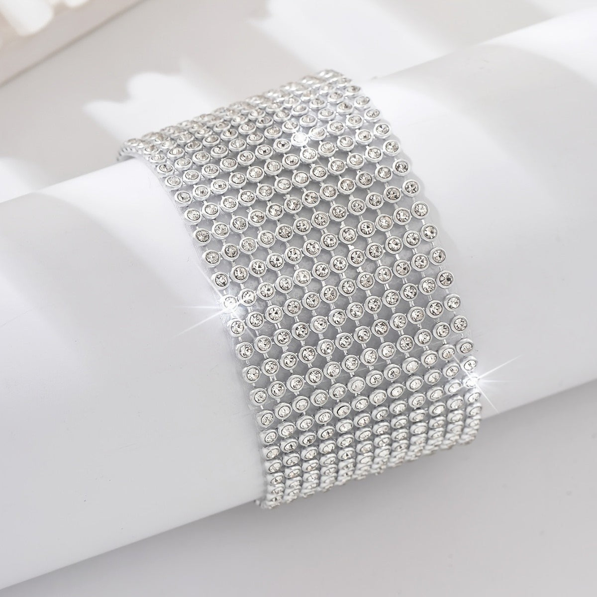 Crystal Mesh Anklet