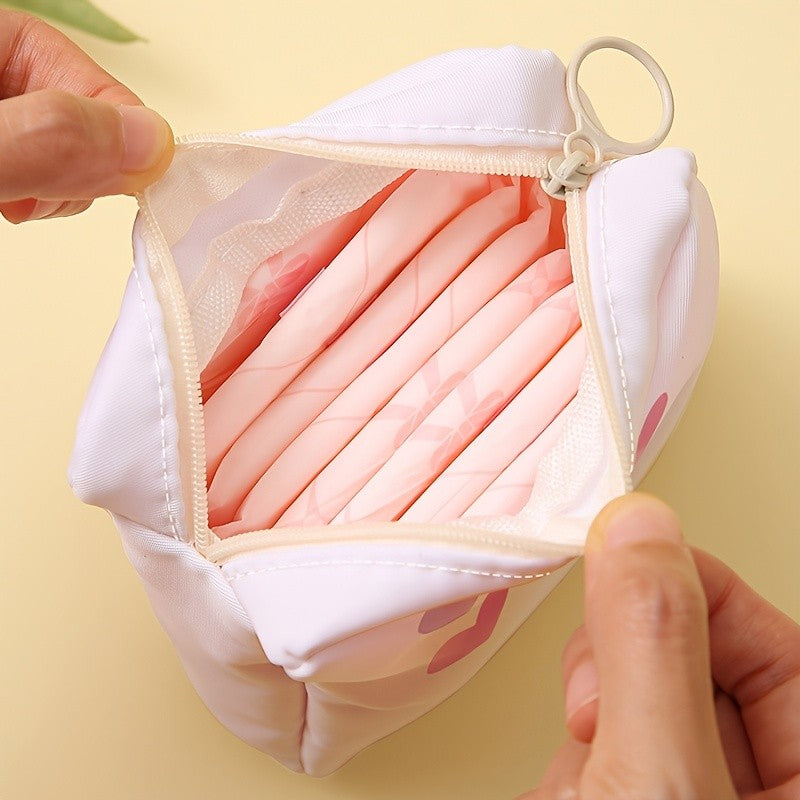 Rainbow Heart Travel Pouch