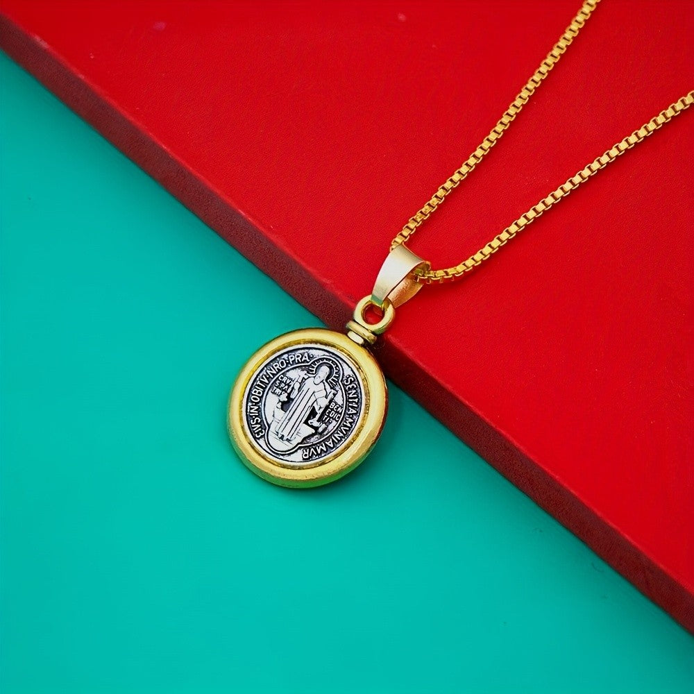 Saint Benedict Medallion Necklace