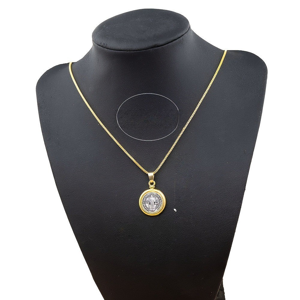 Saint Benedict Medallion Necklace