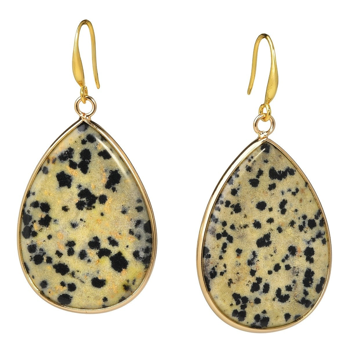 Teardrop Stone Drop Earrings