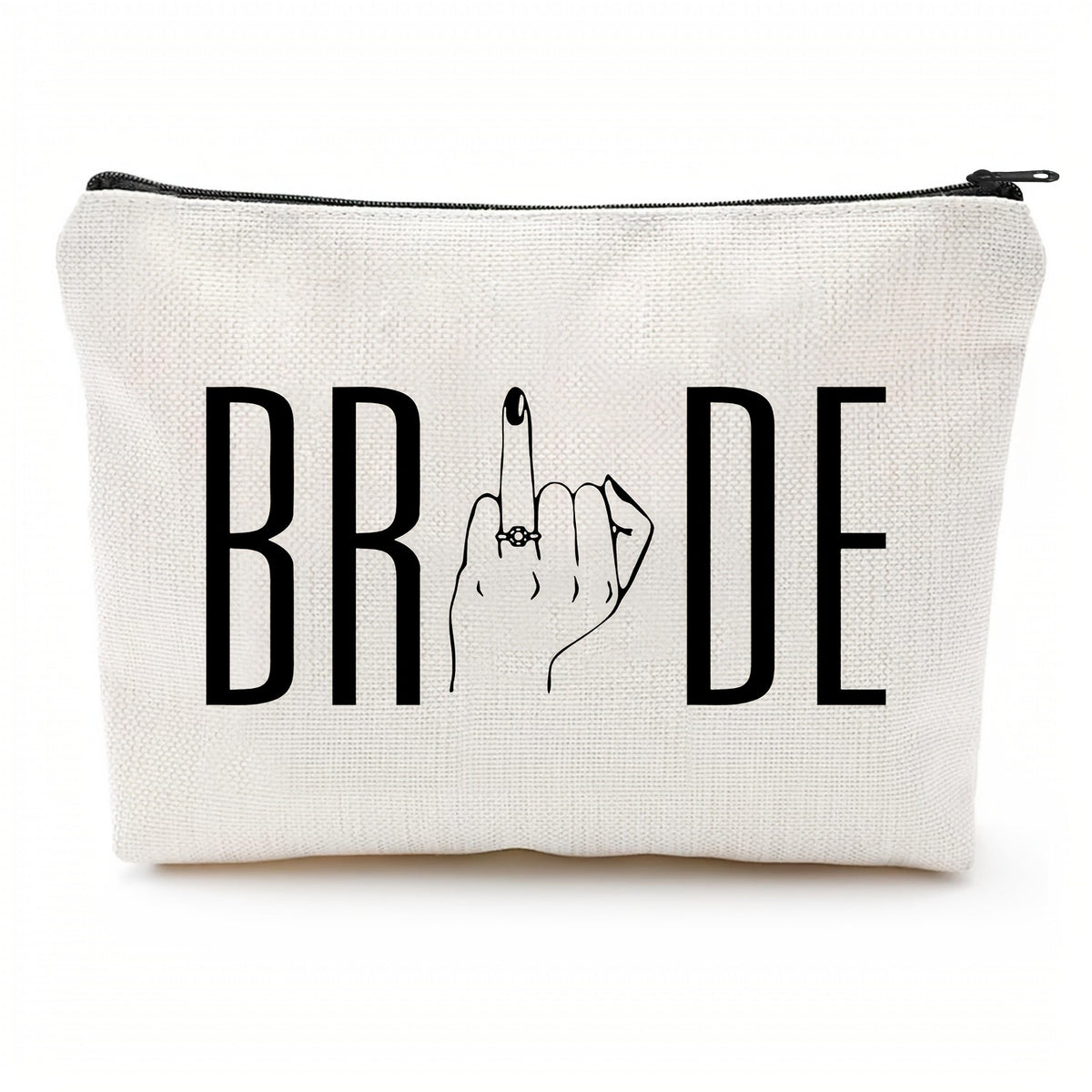 Bride Graphic Zipper Pouch