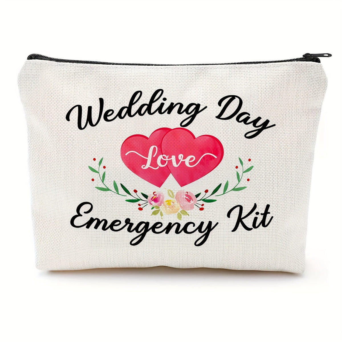 Floral Wedding Day Pouch