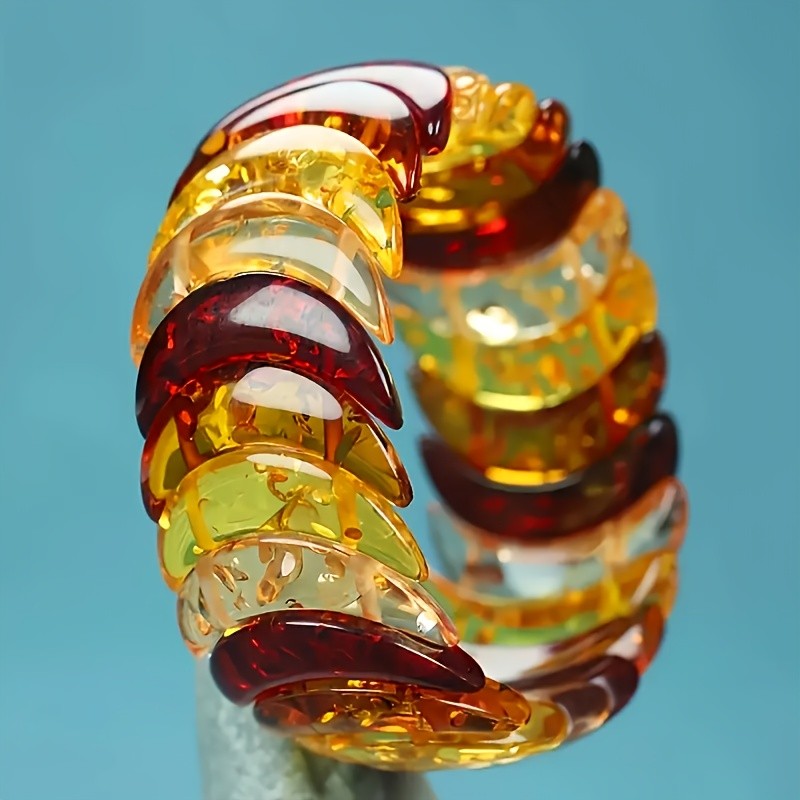 Multi-Color Amber Bracelet