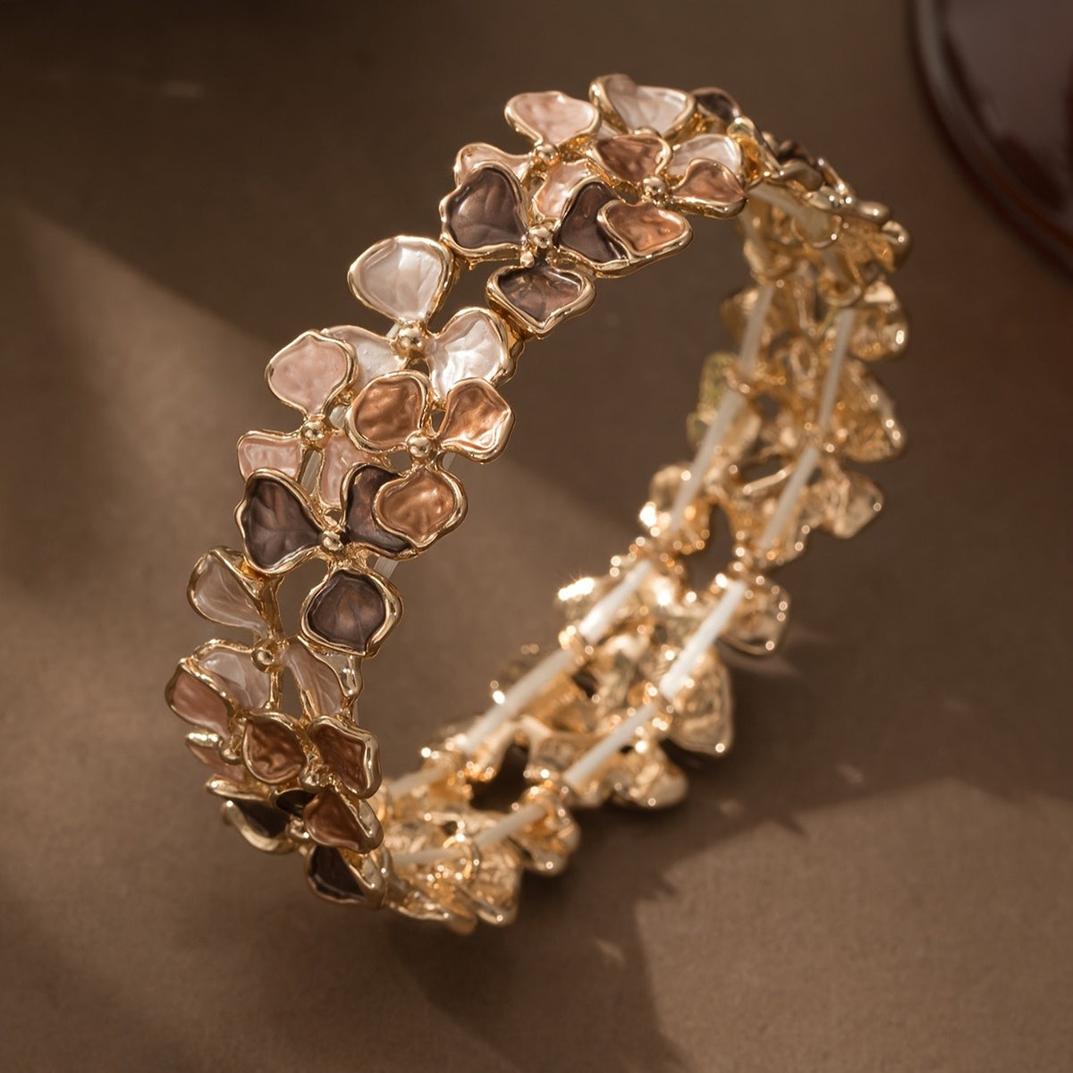 Khaki Flower Jewelry Set