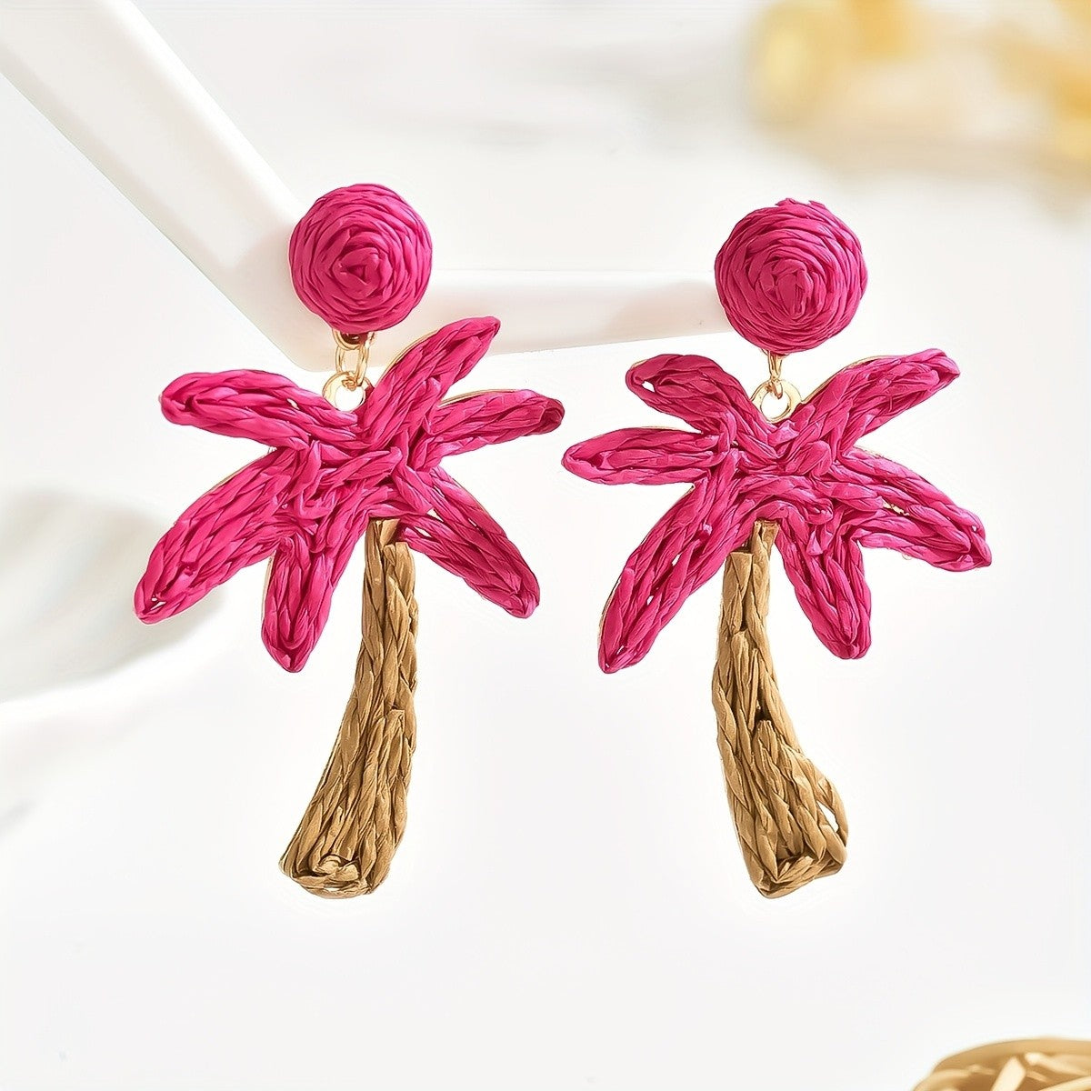 Colorful Palm Tree Earrings