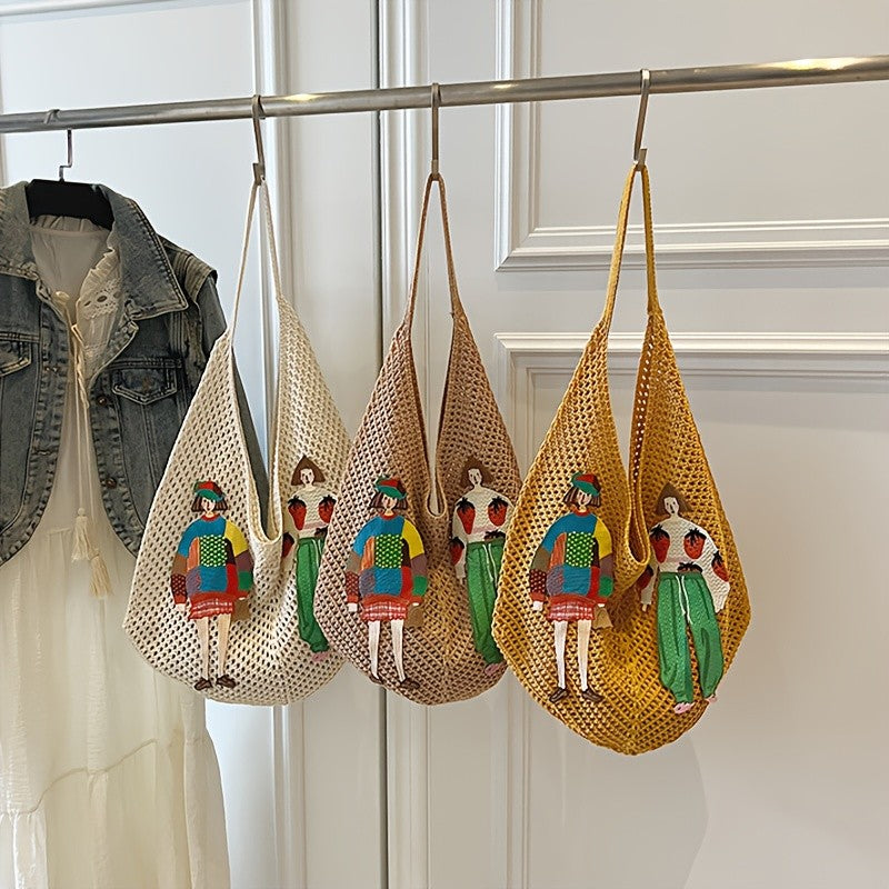 Crochet Figure Tote Bag