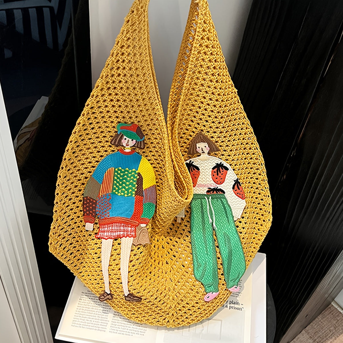 Crochet Figure Tote Bag