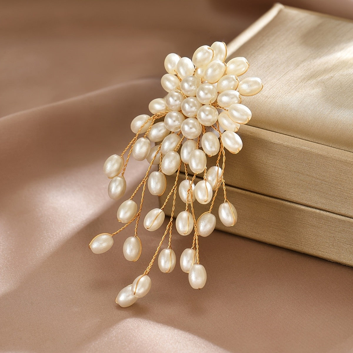 Pearl Cluster Brooch