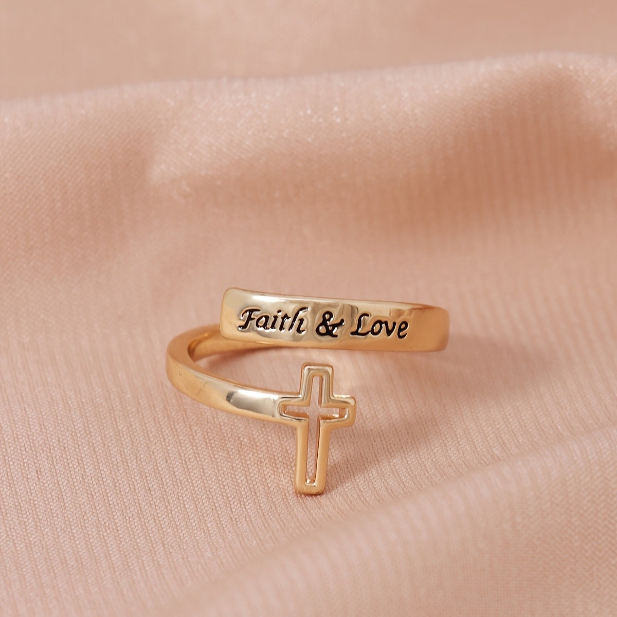 Faith & Love Cross Ring