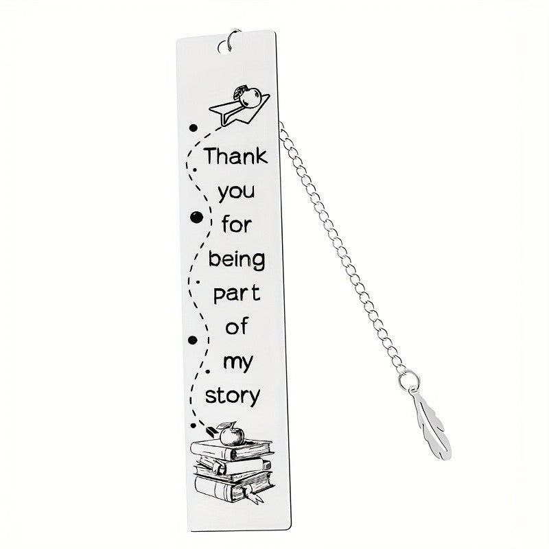Feather & Book Bookmark