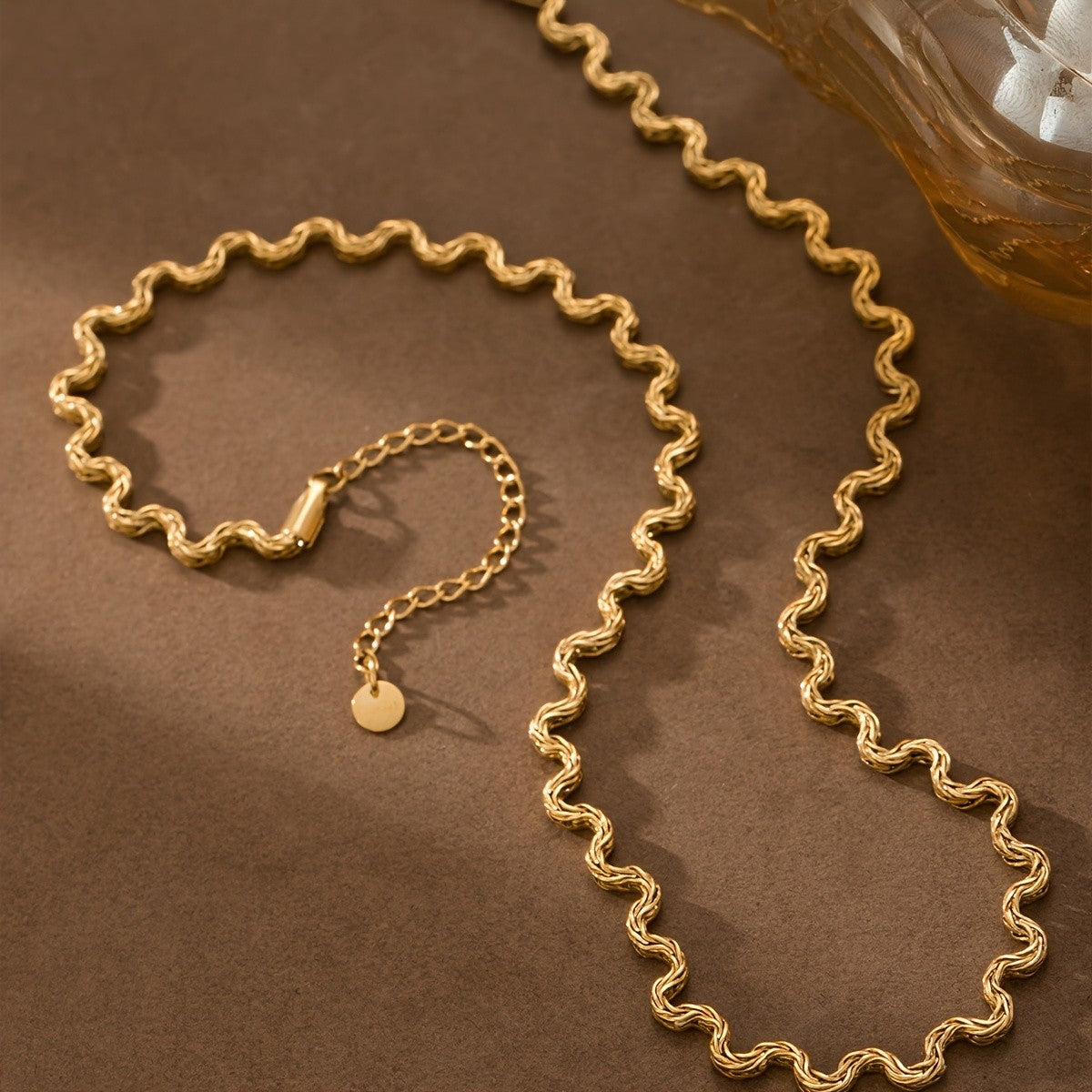 Water Wave Chain Necklace