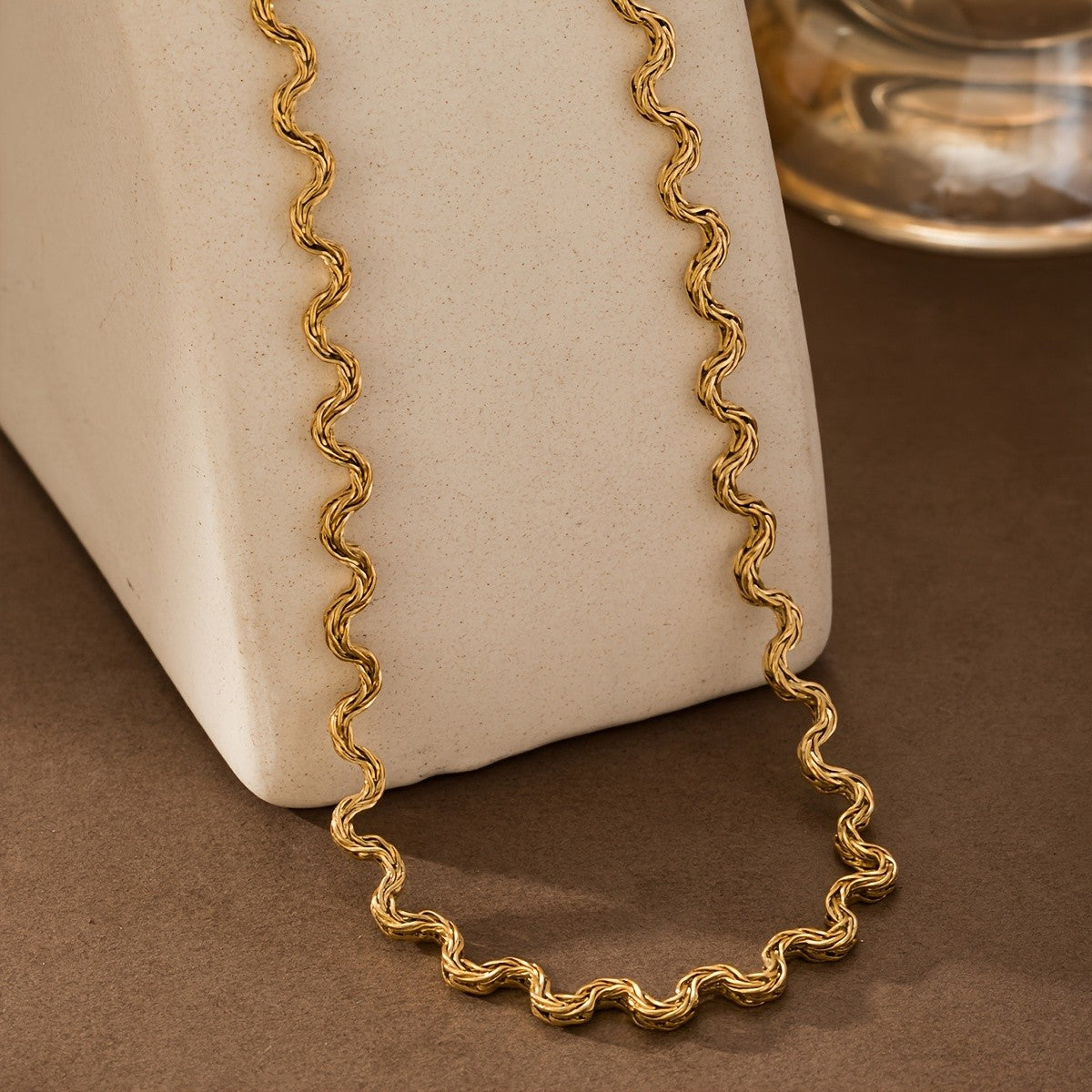 Water Wave Chain Necklace