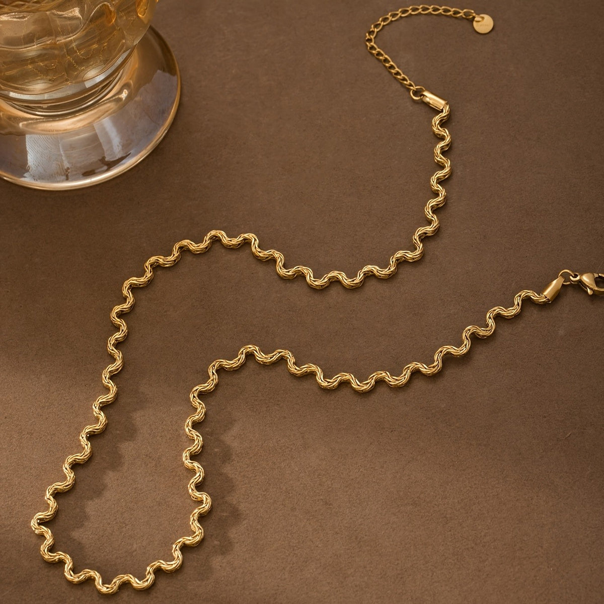 Water Wave Chain Necklace
