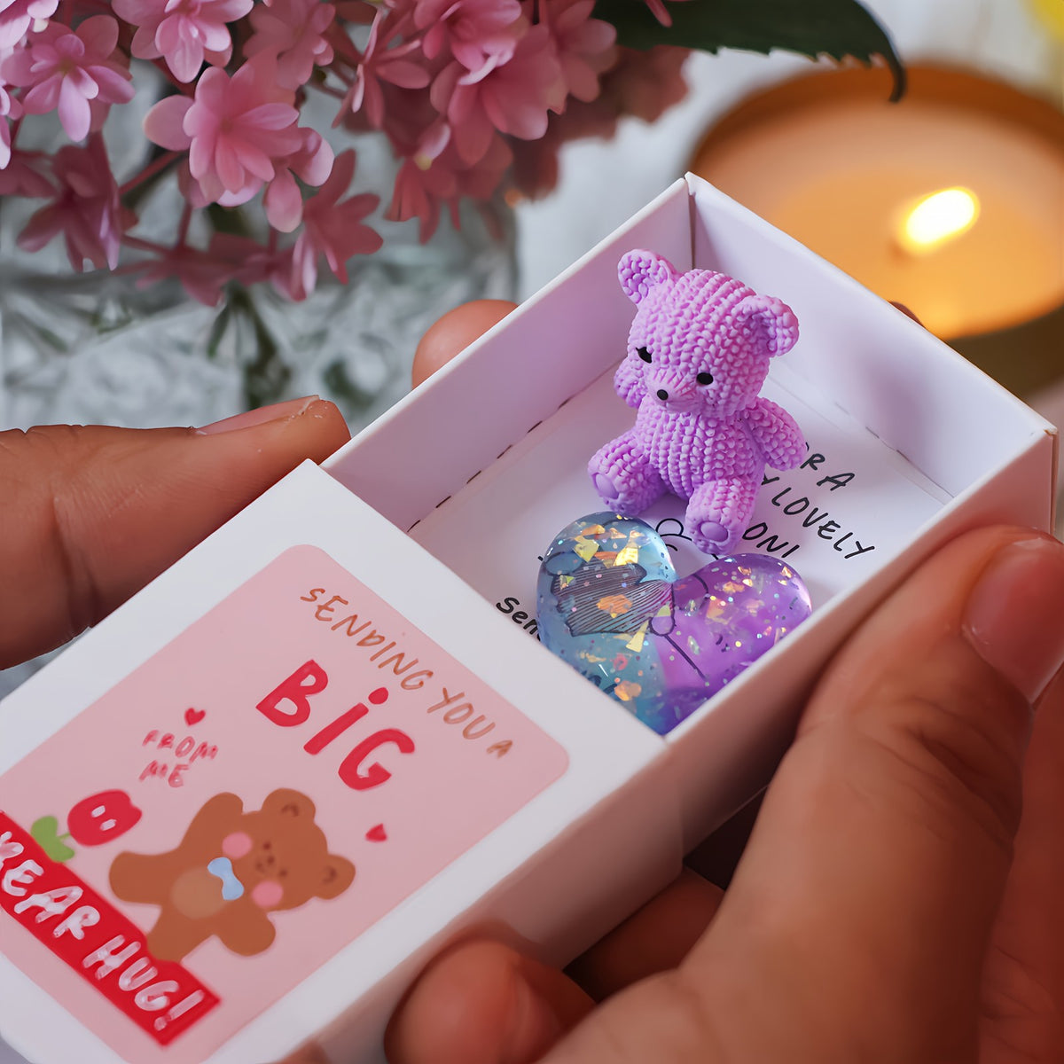 Resin Bear Pocket Hug Card