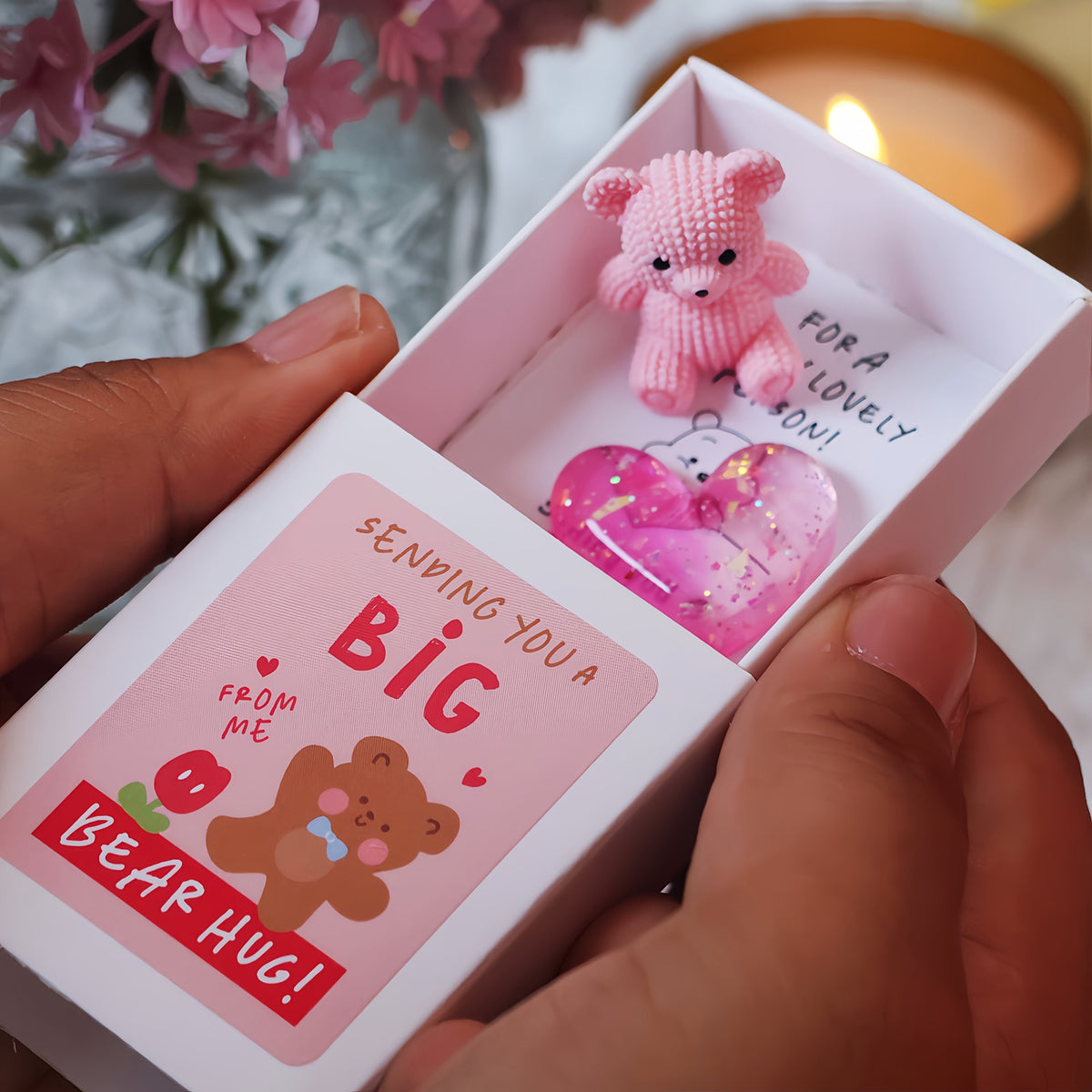 Resin Bear Pocket Hug Card