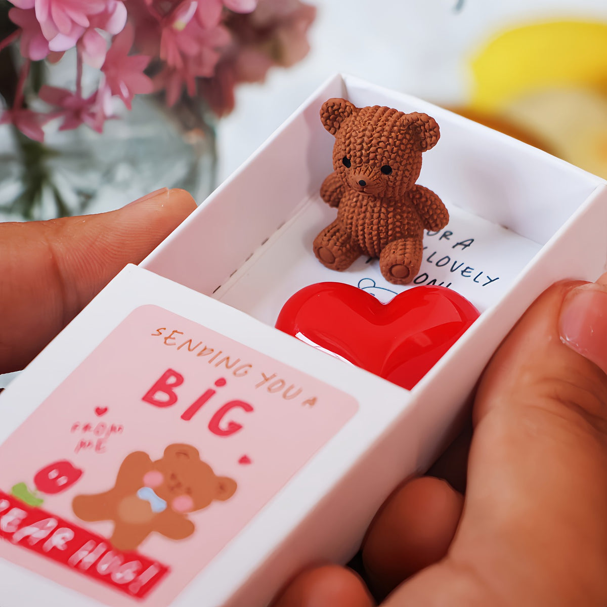 Resin Bear Pocket Hug Card