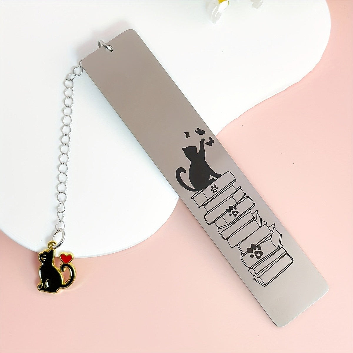 Cat Reading Quote Bookmark