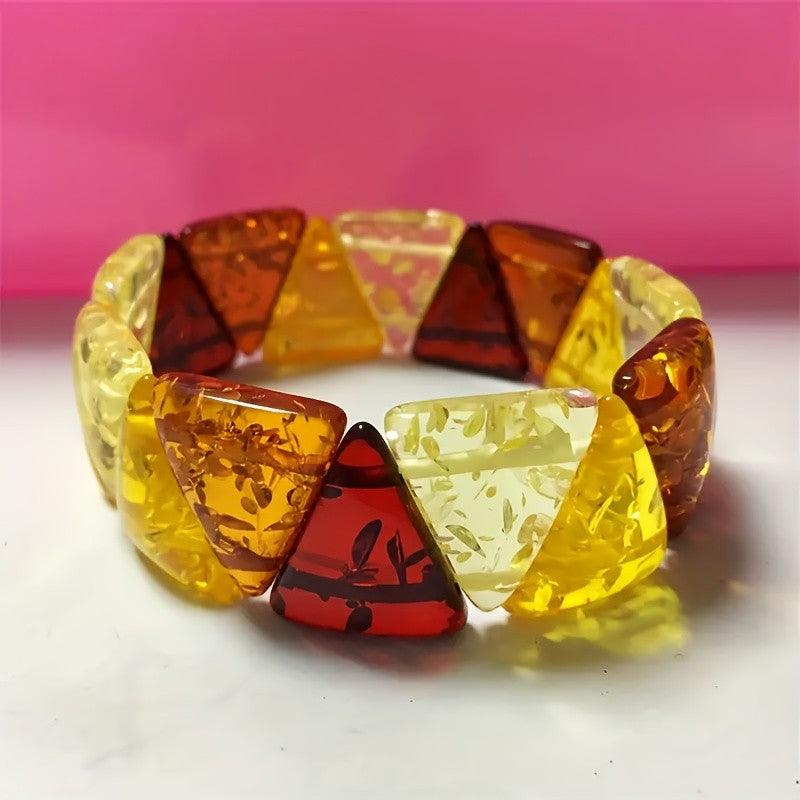 Multicolor Amber Bracelet