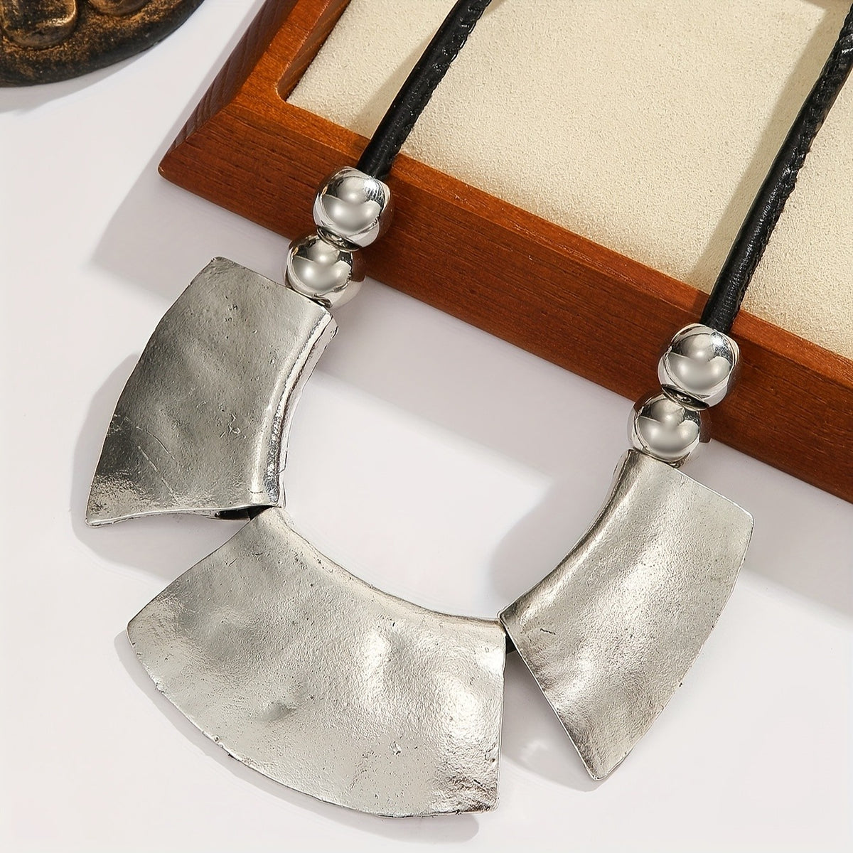 Geometric Arc Statement Necklace