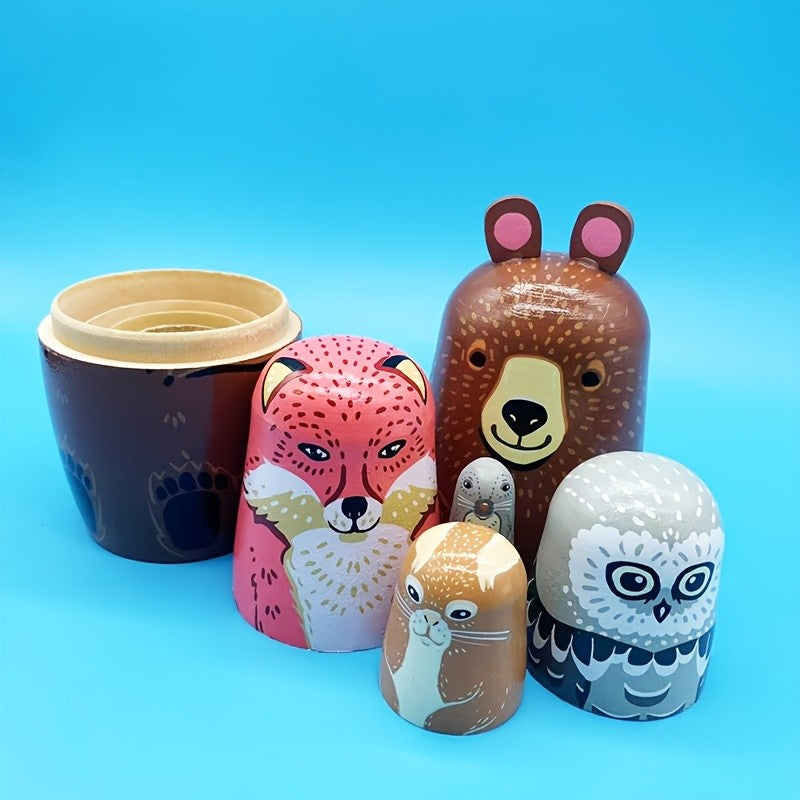 Woodland Animal Nesting Doll Set
