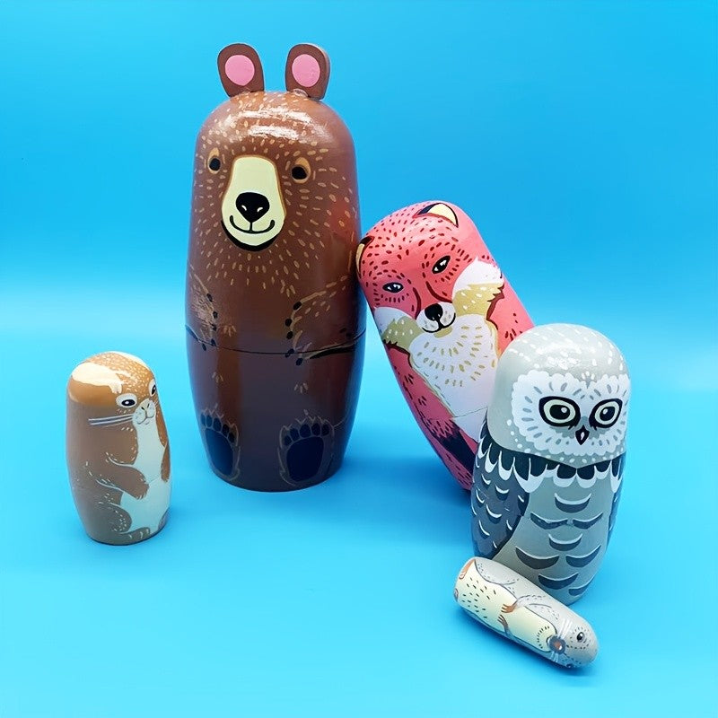 Woodland Animal Nesting Doll Set