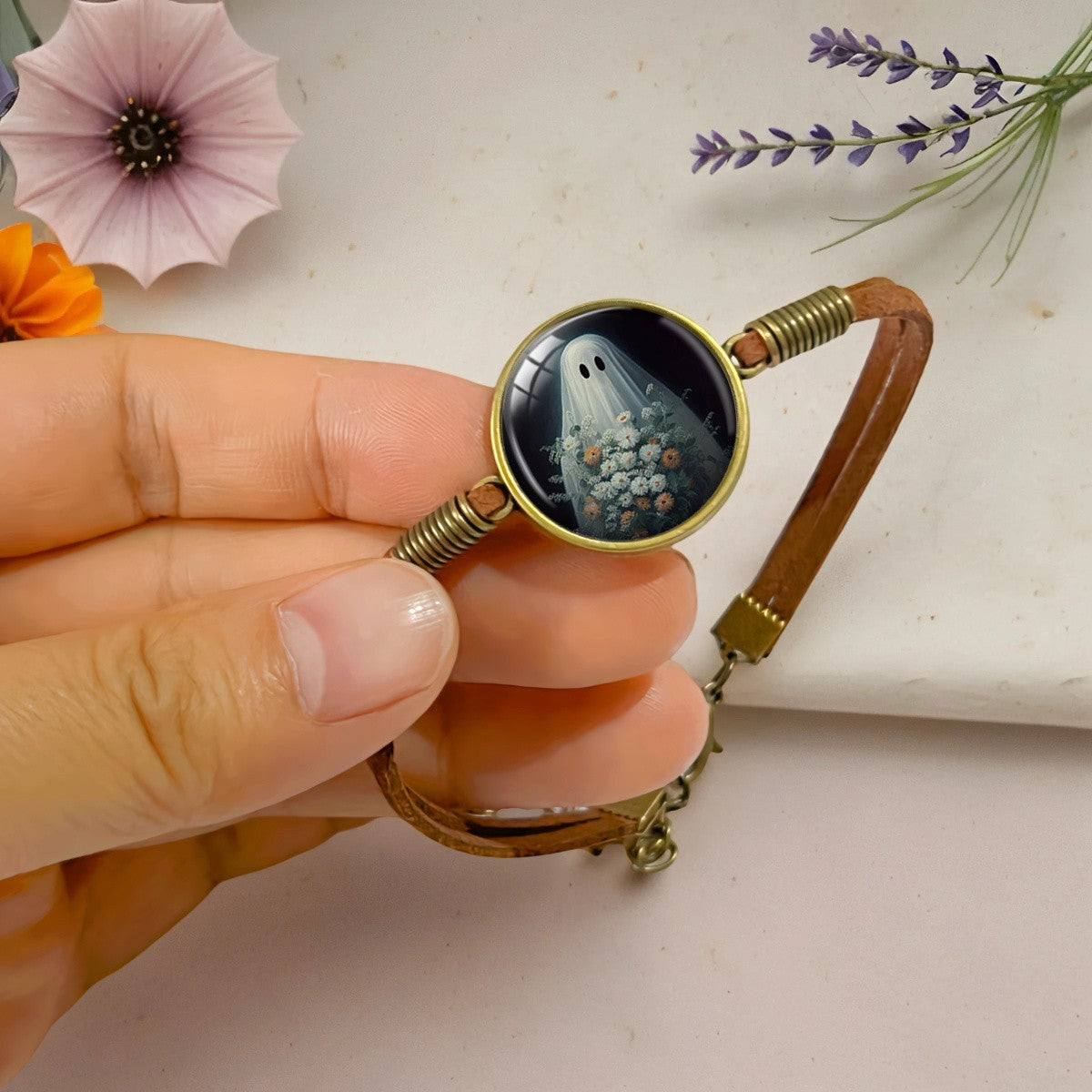 Ghost Bride Floral Bracelet