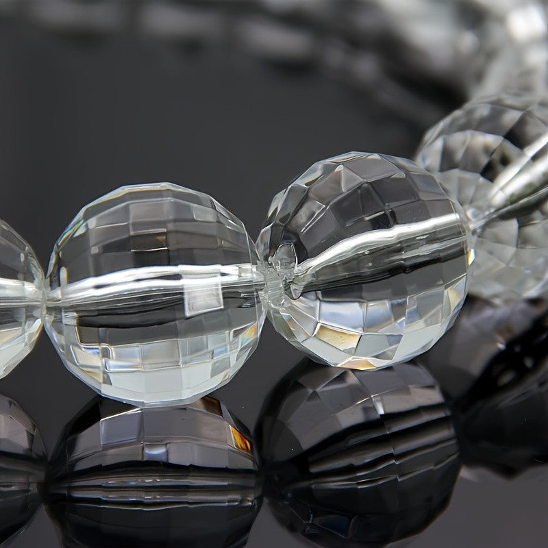 Faceted Crystal Bead Necklace