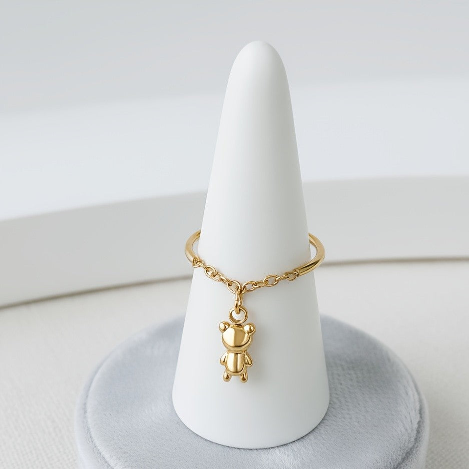Daisy & Bear Chain Ring