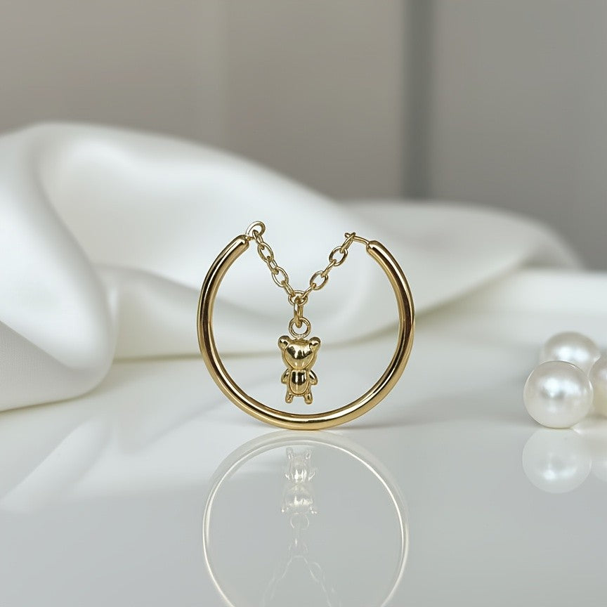 Daisy & Bear Chain Ring