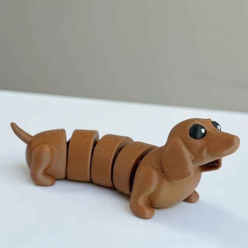 Poseable Dachshund Figurine