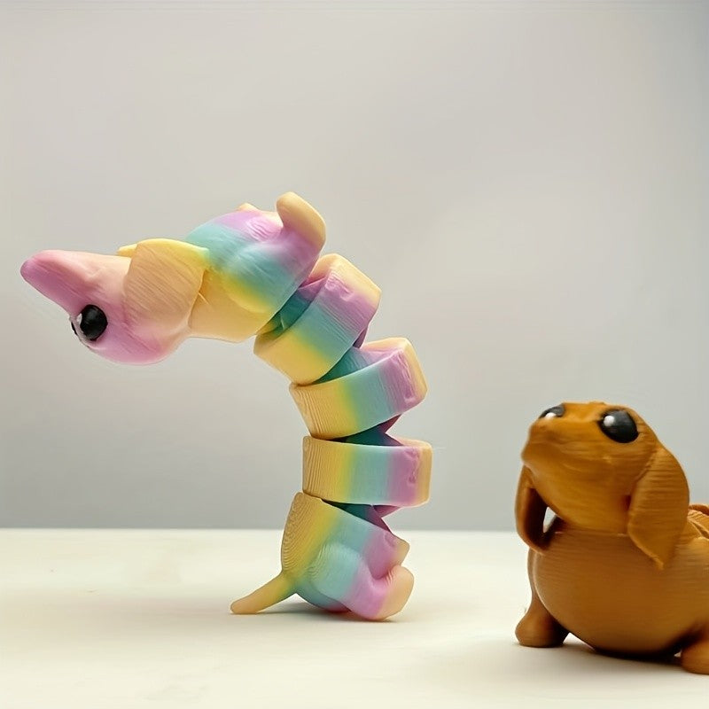 Poseable Dachshund Figurine