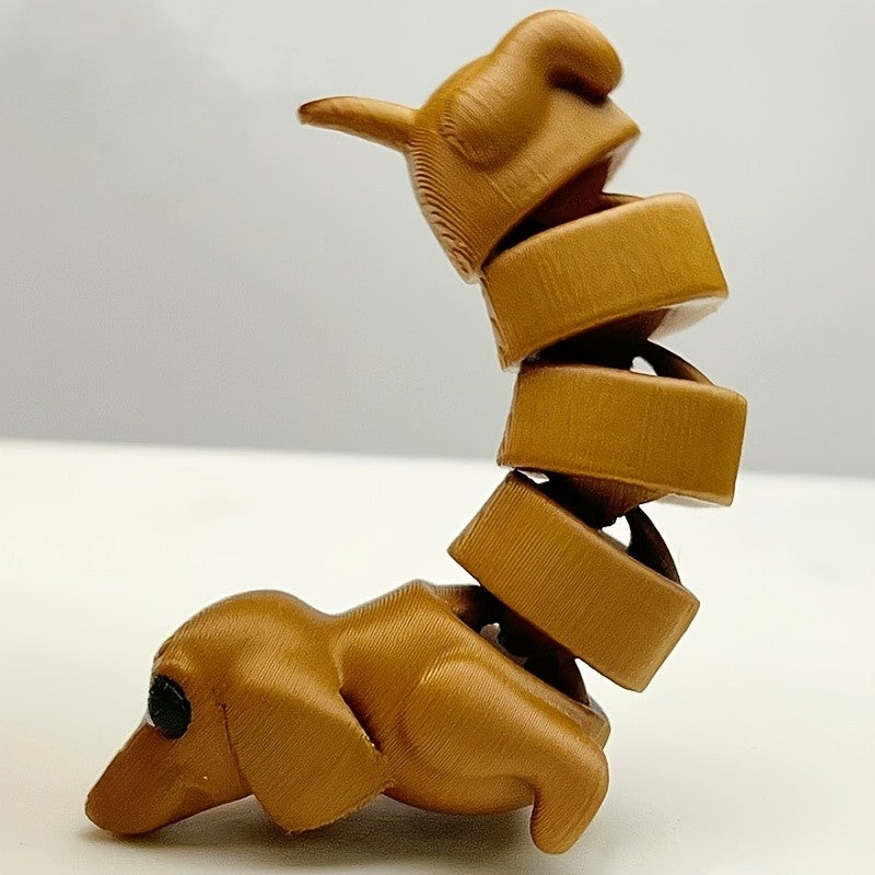Poseable Dachshund Figurine