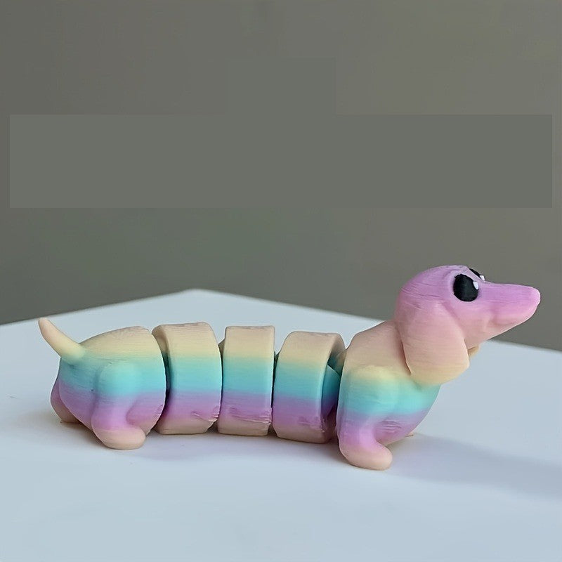 Poseable Dachshund Figurine