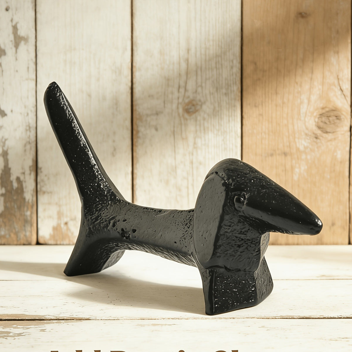 Cast Iron Dachshund Figurine