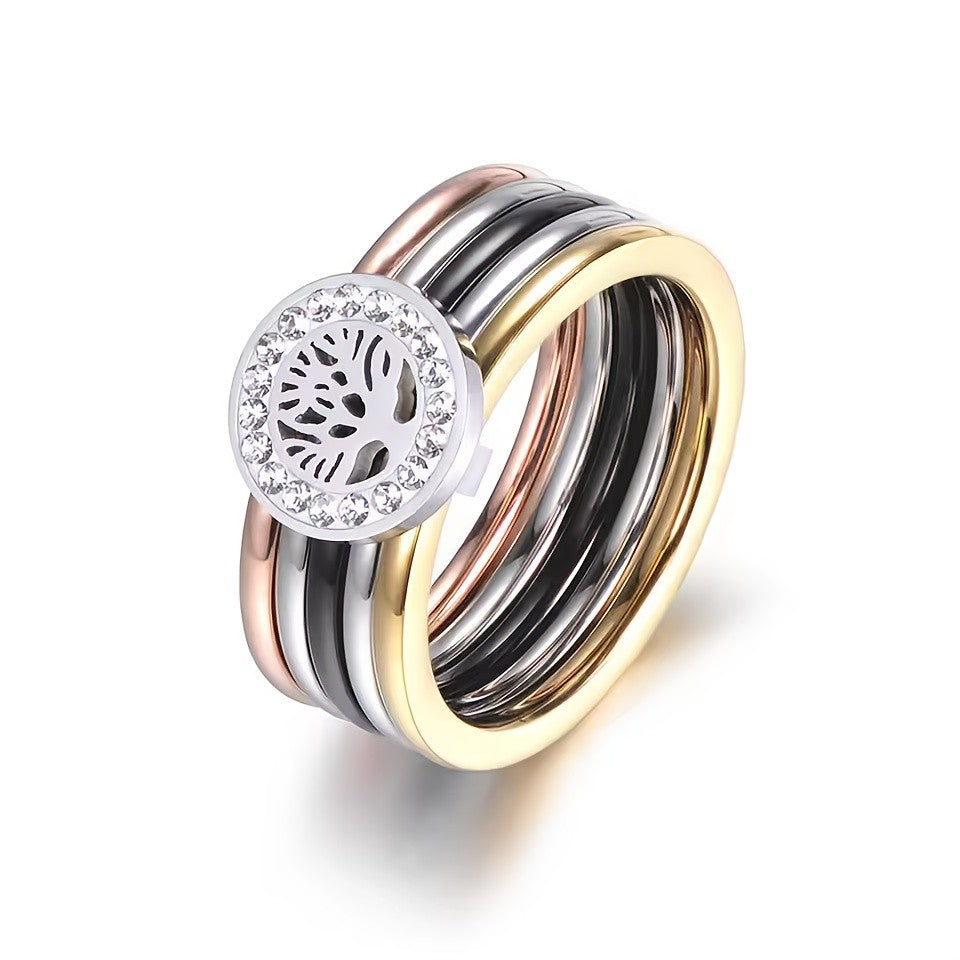 Tree of Life Crystal Ring