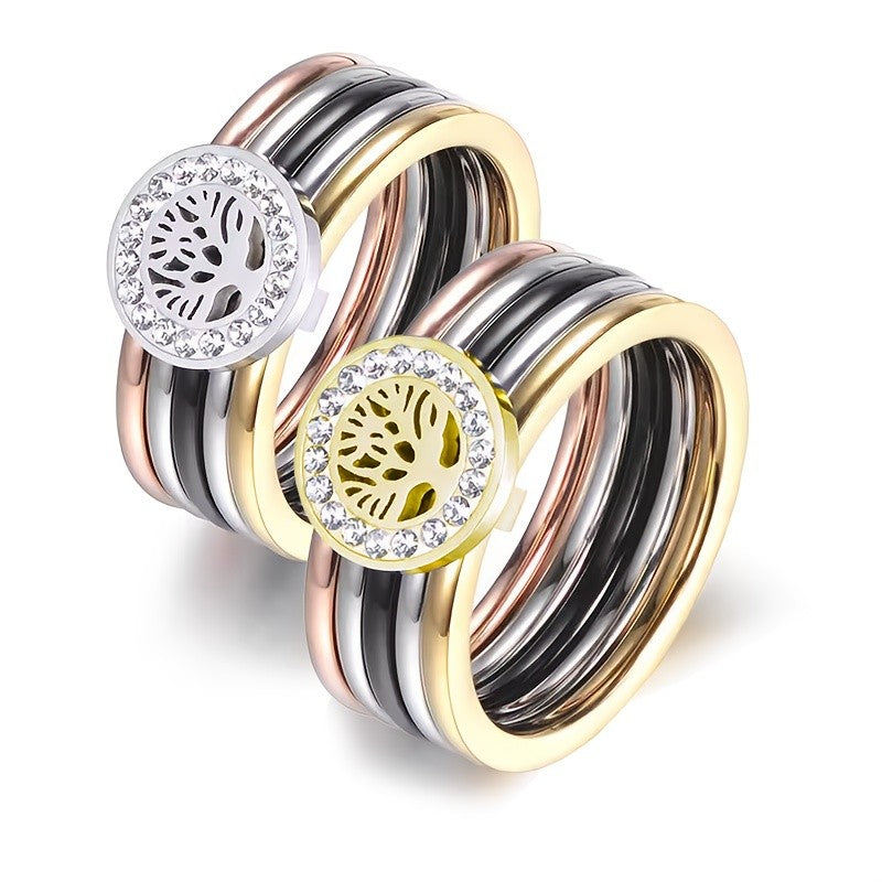 Tree of Life Crystal Ring