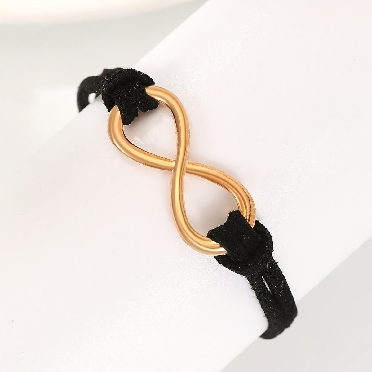 Infinity Suede Cord Bracelet