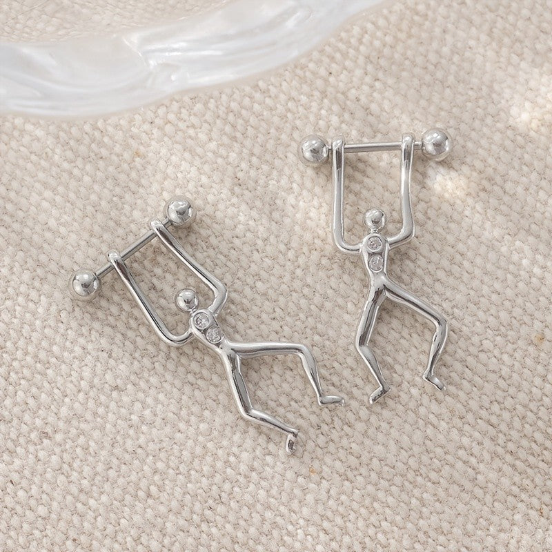 Gymnast Figure Earrings