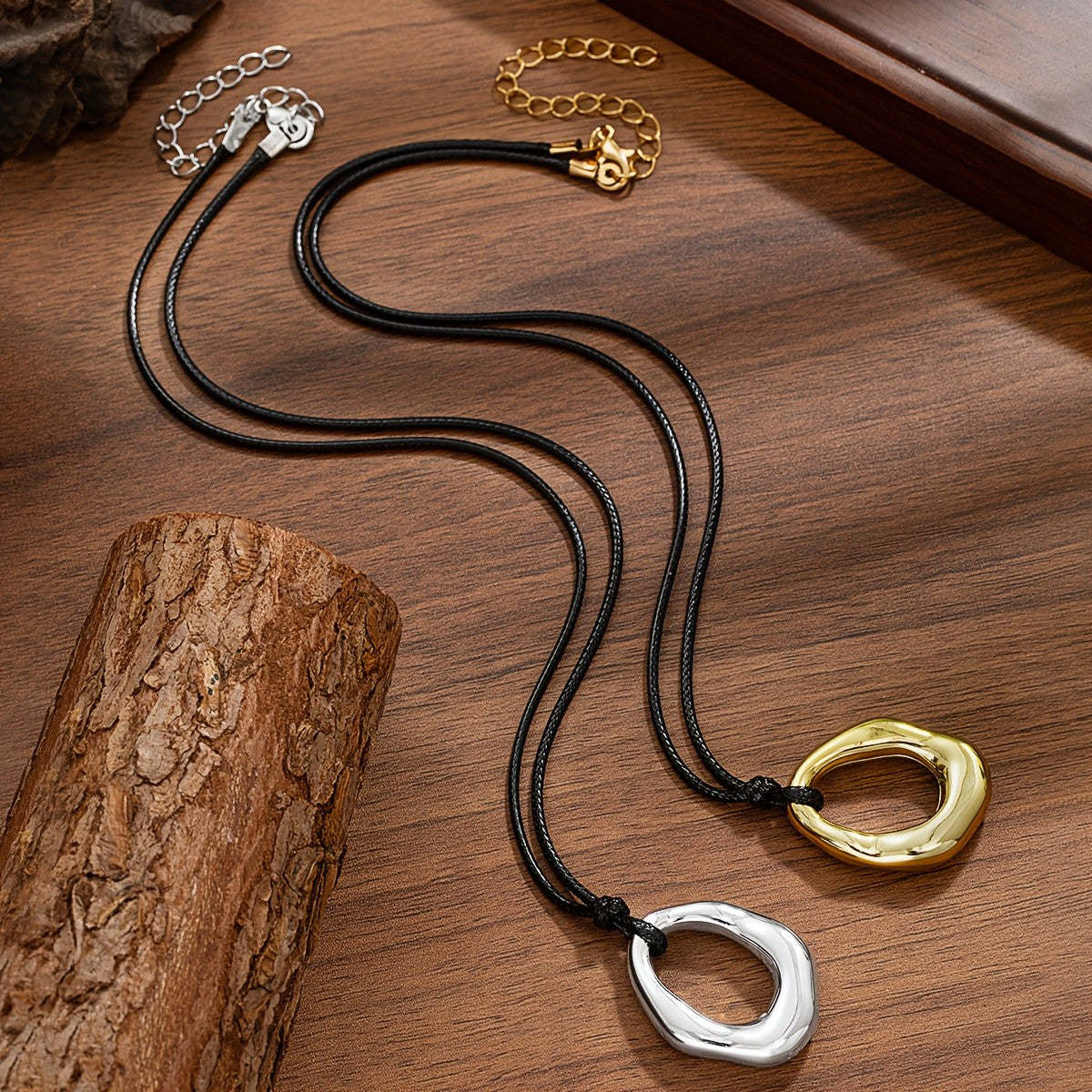 Organic Loop Cord Necklace