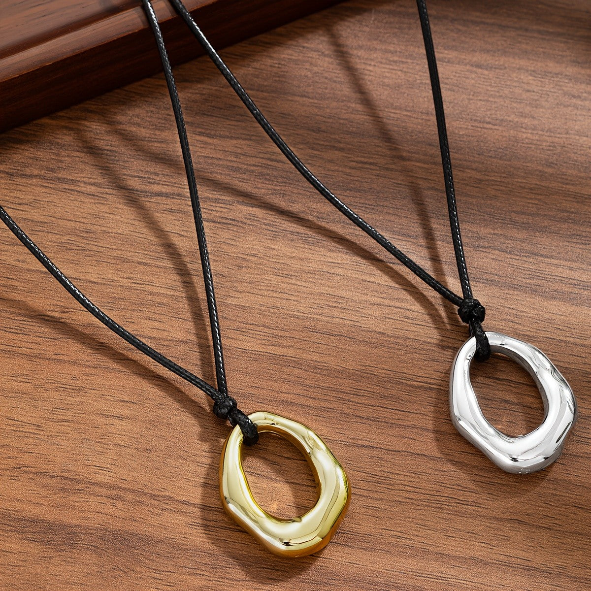 Organic Loop Cord Necklace