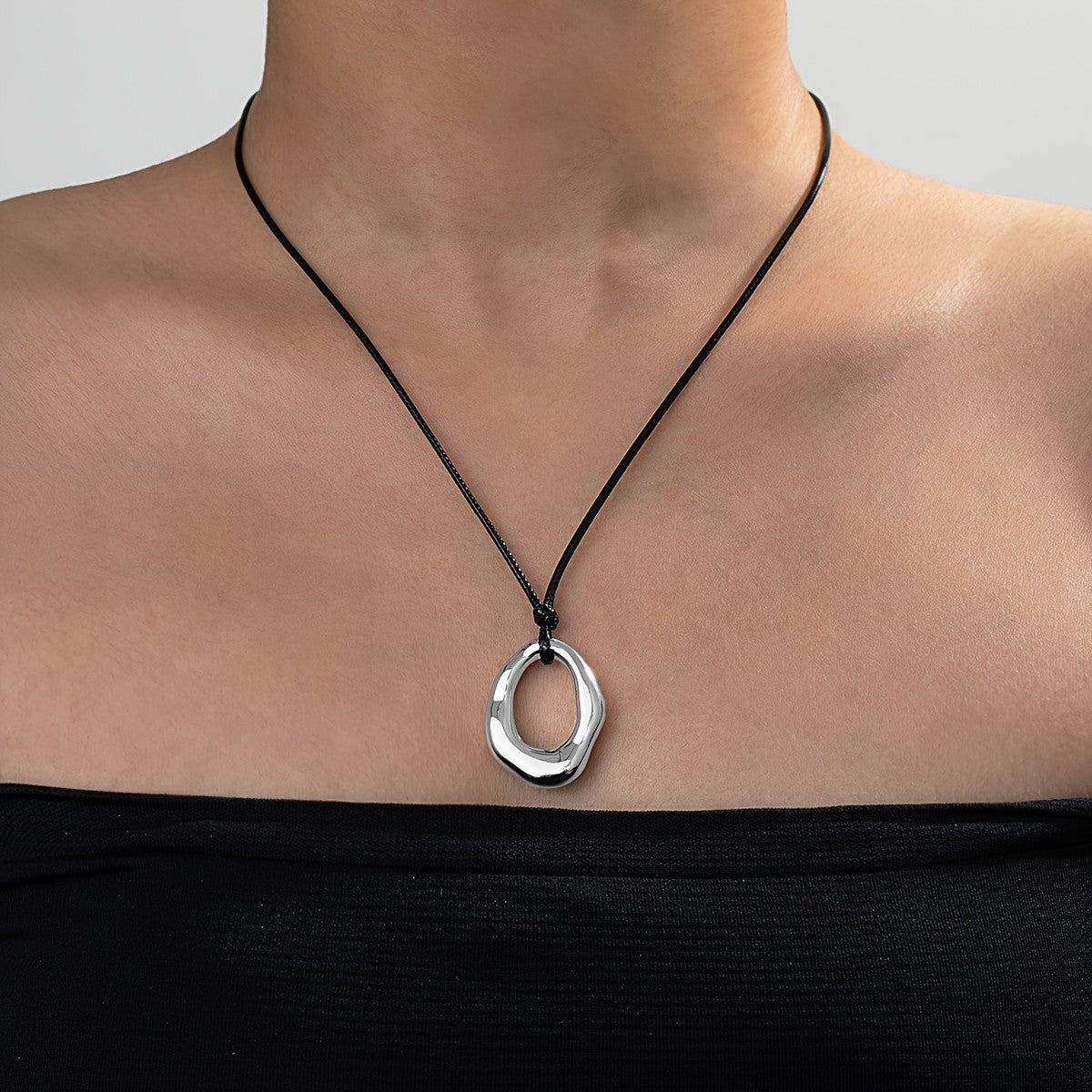 Organic Loop Cord Necklace