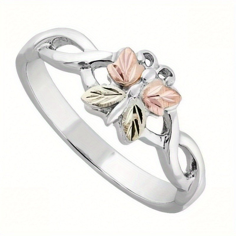 Two-Tone Butterfly Ring